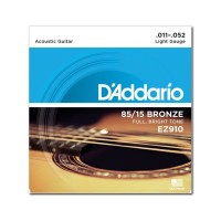 Струни для гітари D'Addario 85/15 Bronze Light (11-52) (EZ910)