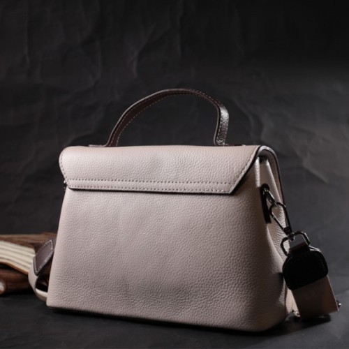 Сумка Vintage З натуральної шкіри Біла (22290)