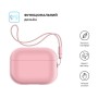 Чохол для навушників Armorstandart Silicone Case with straps для Apple Airpods Pro 2 Pink (ARM68616)