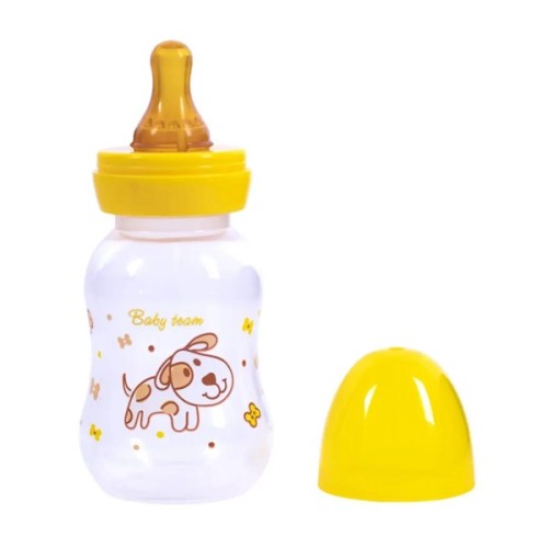 Пляшечка для годування Baby Team З латексною соскою 125 мл (4824428013000)