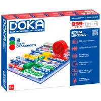 Конструктор DOKA електронний Школа 999+ схем (D70708)