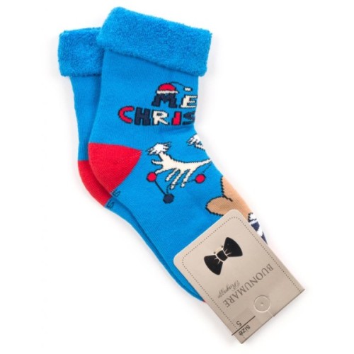 Шкарпетки дитячі BNM з лосем (M1C0101-2028-1-lightblue)