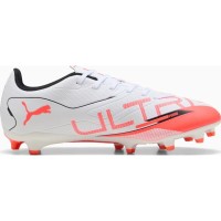 Бутси Puma Ultra 5 Play Fg/Ag 108169-01 білий, помаранчевий 45 (4067983040245)