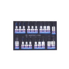 Набір торцевих головок KING TONY торцевих 1/2" 19 шт. (9-4129PRV)