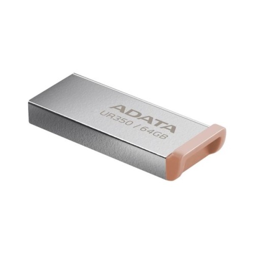 USB флеш накопичувач ADATA 64GB UR 350 Silver/Beige USB 3.2 (UR350-64G-RSR/BG)