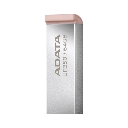 USB флеш накопичувач ADATA 64GB UR 350 Silver/Beige USB 3.2 (UR350-64G-RSR/BG)