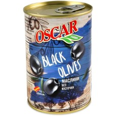 Овочева консервація Oscar foods Маслини без кісточки 400 г (8413552051345)