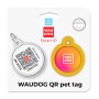 Адресник для тварин WAUDOG Smart ID з QR паспортом "Градієнт помаранчевий", коло 25 мм (225-4035)
