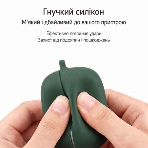 Чохол для навушників BeCover Silicon для OPPO Enco Buds 3 Green (715910)