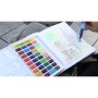Олійні фарби Faber-Castell Watercolors in Pans, 24 кольори + ручка-пензлик з контейнером для води (169724) (30757)
