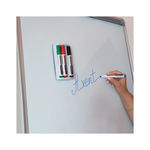 Набір маркерів Axent Whiteboard D2800: 4 маркери та магнітний тримач-губка (D2800-80)