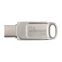 USB флеш накопичувач Wibrand 64GB Bee Silver USB 3.2/Type-C (WI3.2TC/BE64TC039S)