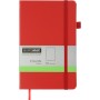 Книга записна Buromax Etalon 125x195 мм 96 листів без лінівки обкладинка зі штучної шкіри Червона (BM.291060-05)