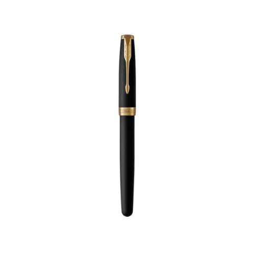 Ручка пір'яна Parker SONNET 17 Matte Black Lacquer GT  FP F (84 811)