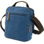 Сумка Vintage Текстильна чоловіча на два відділення Синя (20201)