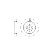 Гальмівний диск REMSA 61237.10