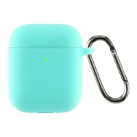 Чохол для навушників Armorstandart Ultrathin Silicone Case With Hook для Apple AirPods 2 Mint Green (ARM59686)