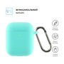 Чохол для навушників Armorstandart Ultrathin Silicone Case With Hook для Apple AirPods 2 Mint Green (ARM59686)