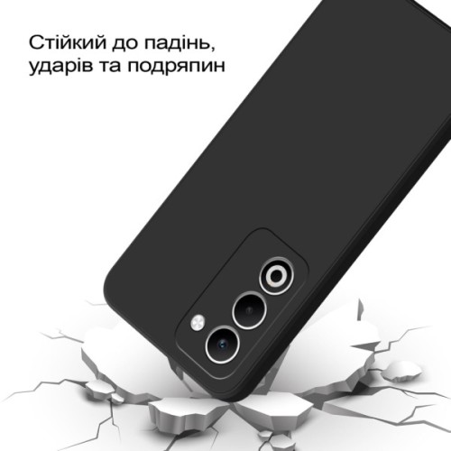 Чохол до мобільного телефона BeCover Silicone Oppo A5 2025 4G/5G Black (713790)