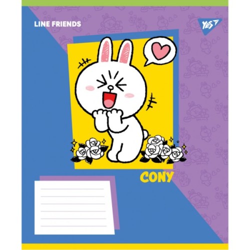 Зошит Yes Line Friends Funny А5 12 аркушів лінія (767639)