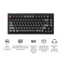 Клавіатура Keychron V1 Ultra Keychron Red Switch RGB UA Black (V1U-D1-UA)