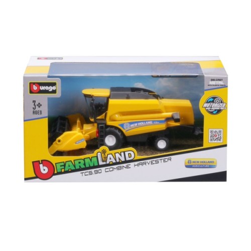 Масштабна модель автомобіля Bburago Автомодель - Зернозбиральний комбайн New Holland TC5.90 (18-31721)