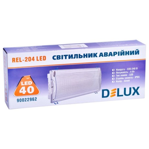 Світильник Delux REL-204 (3.7V2,2Ah) 40 LED 4W (90022962)