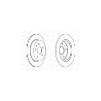 Гальмівний диск FERODO DDF1804C