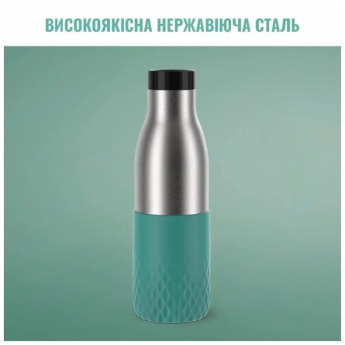 Термос Tefal Bludrop soft touch, 700мл, нержавіюча сталь, зелений (N3111210)