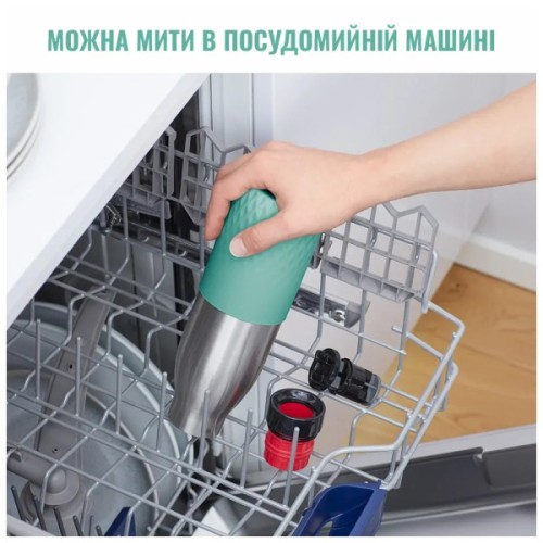 Термос Tefal Bludrop soft touch, 700мл, нержавіюча сталь, зелений (N3111210)