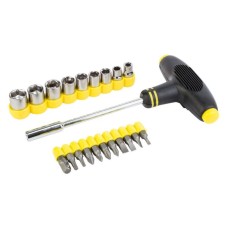 Набір викруток Sigma з Т-подібною ручкою та насадками 21шт (4002161)