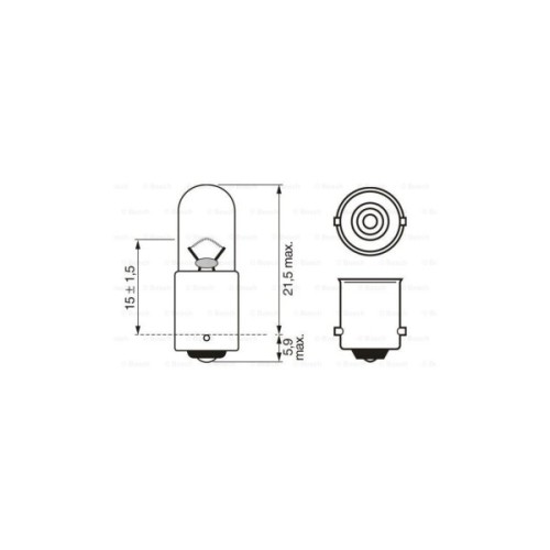 Автолампа Bosch 4W (1 987 302 207)