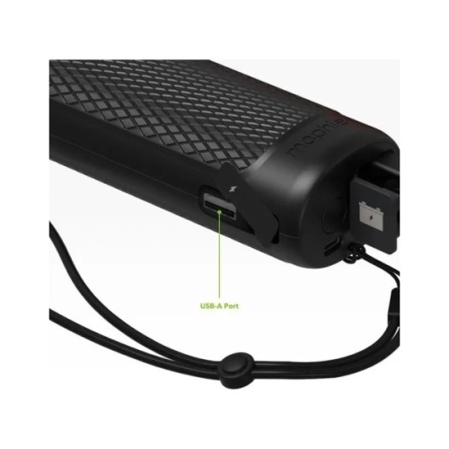 Пуско зарядний пристрій Mophie 9900mAh 2A, бустер 400A, вбудований ліхтарик 450lm, Black (53046)