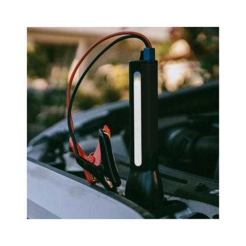 Пуско зарядний пристрій Mophie 9900mAh 2A, бустер 400A, вбудований ліхтарик 450lm, Black (53046)