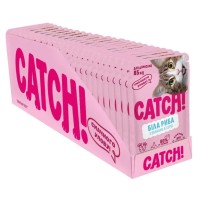 Вологий корм для кішок Catch! з білою рибою та овочами в соусі 24х85 г (2700000066973)