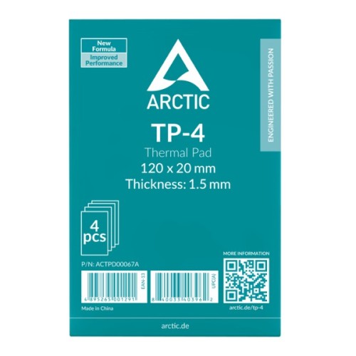 Термопрокладка Arctic TP-4 120*20mm*1,5mm 4шт (ACTPD00067)