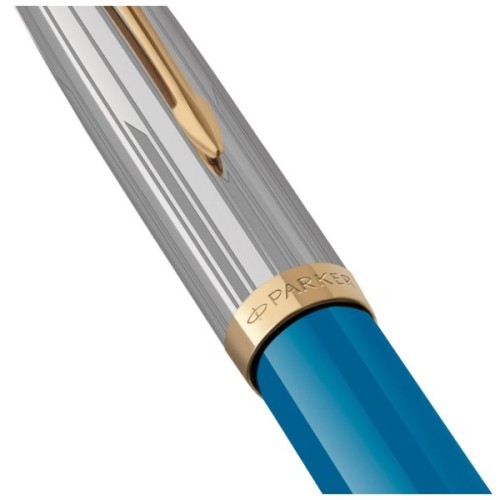 Ручка пір'яна Parker PARKER 51 Premium Turquoise GT  FP F (56 411)