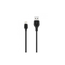 Дата кабель USB 2.0 AM to Lightning 1.0m 2.1A black XO (NB36-L-1-BK)