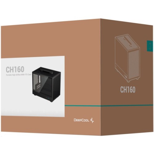 Корпус для ПК Deepcool CH160 Black (R-CH160-BKNGI0-G-1)