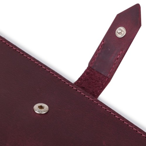 Гаманець Grande Pelle Бордовий (11561)