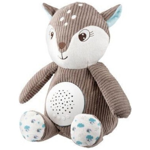 М'яка іграшка Canpol плюшева музична з проектором Оленя - коричнева (77/206_brow)