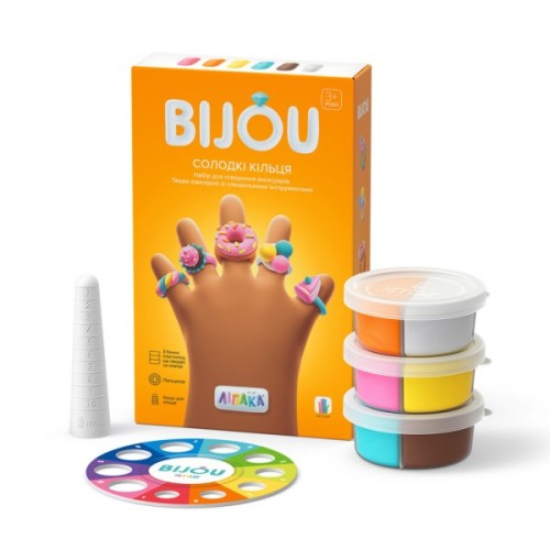 Набір для творчості Lipaka пластиліну – Біжутерія: Солодкі Кільця (31002-UA01)