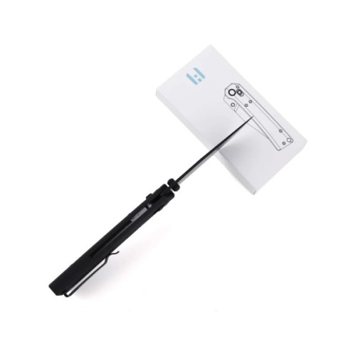 Ніж Hightron Pathwright, 14C28N, G10, чорний, чорний клинок (HK03BLK)