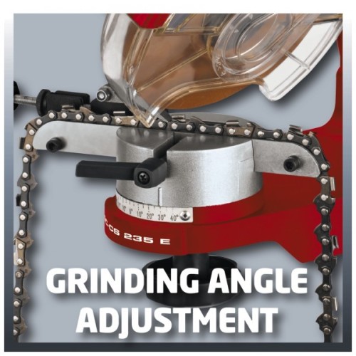 Точильний верстат Einhell GC-CS 235 E для заточування ланцюгів, 3000об/хв, диск 145х22х3.2мм (4499910)