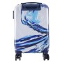 Валіза Semi Line Print 20" S White/Blue (T5653-1)