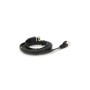 Патч-корд 1.5м UTP cat.7, CU, RJ45, плоский, black Weepda (PCMF-CU7/1.5Bk)