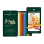 Олівці кольорові Faber-Castell Polychromos, металева коробка, 12 кольорів (110012) (15440)