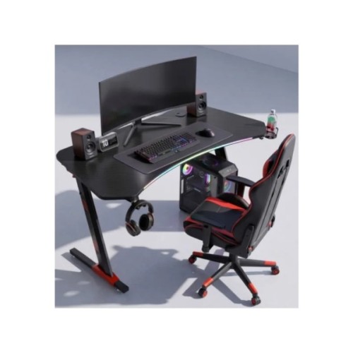 Комп'ютерний стіл GT Racer T-1443 Black (T-1443 (140x70x73) Black)