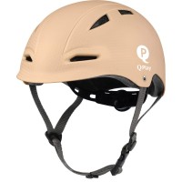 Шолом QPlay дитячий розмір М (52-58 см), бежевий (HM-01HelmetMBeige)