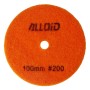 Круг зачистний Alloid Pro, алмазний, шліфувальний, на липучці, HEXAGON, 100мм, зерно 200 (DD-63388)